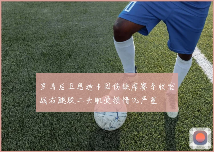 罗马后卫恩迪卡因伤缺席赛季收官战右腿股二头肌受损情况严重